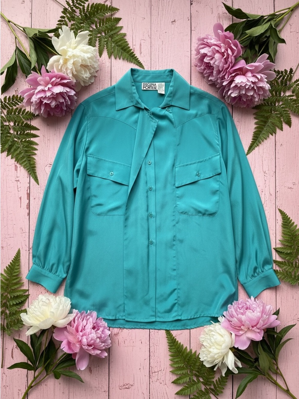 Regina Porter vintage 80s blouse